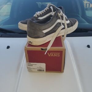 Vans Charcoal and White Men's Sneakers